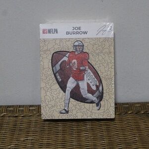 NFLPA Joe Burrow wooden puzzle.  150 pieces. Sealed